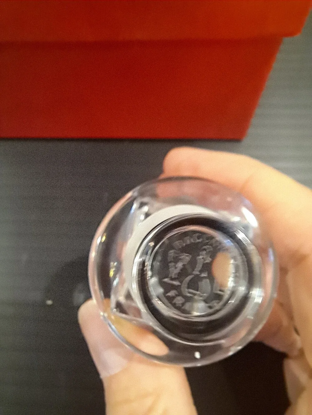 NIB Flawless BACCARAT France LOUXOR TIP TOP Crystal Wine Bottle Stopper